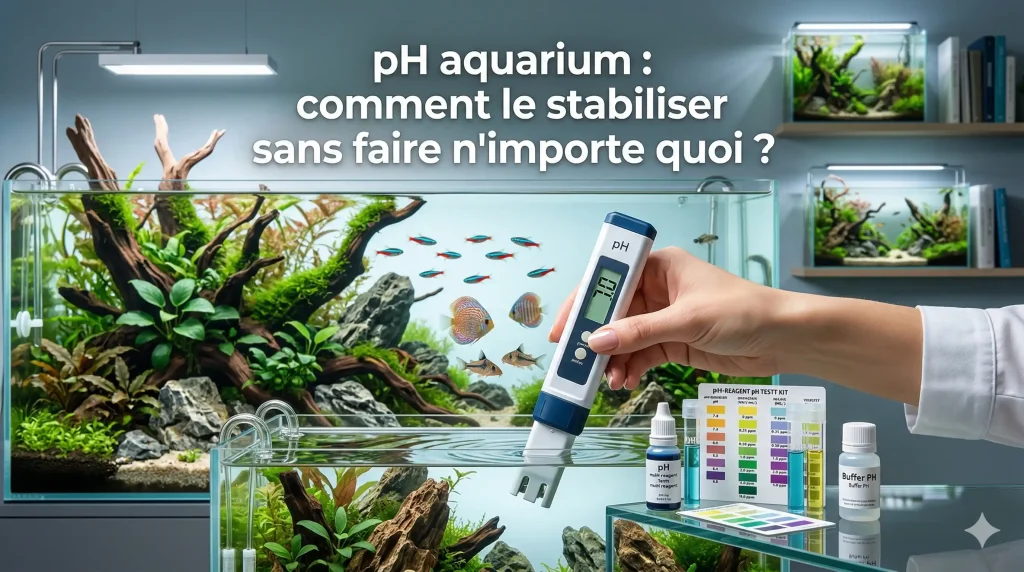 Stabiliser le pH d’un aquarium planté débutant