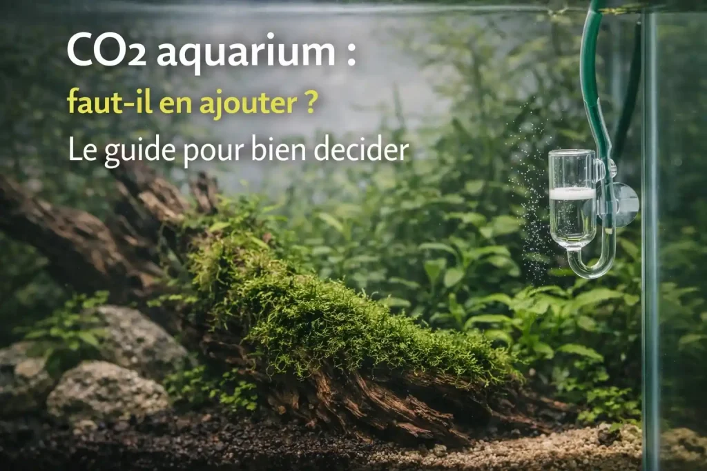 Comparaison aquarium planté avec CO2 et sans CO2