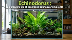 Echinodorus dans un aquarium planté débutant